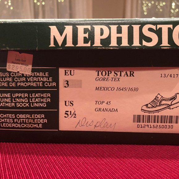 *NEW* Mephisto Women's Leather Golf Shoes Sz 5.5 - Picture 5 of 5